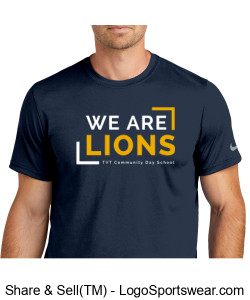 Nike Men's Swoosh Sleeve rLegend Tee (Navy) Design Zoom